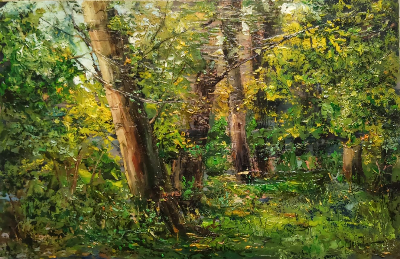 Paisaje Óleo Tablex 20cm x 30cm&nbsp;
