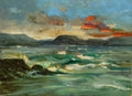 Marina Óleo Tablex 16cm x 22cm