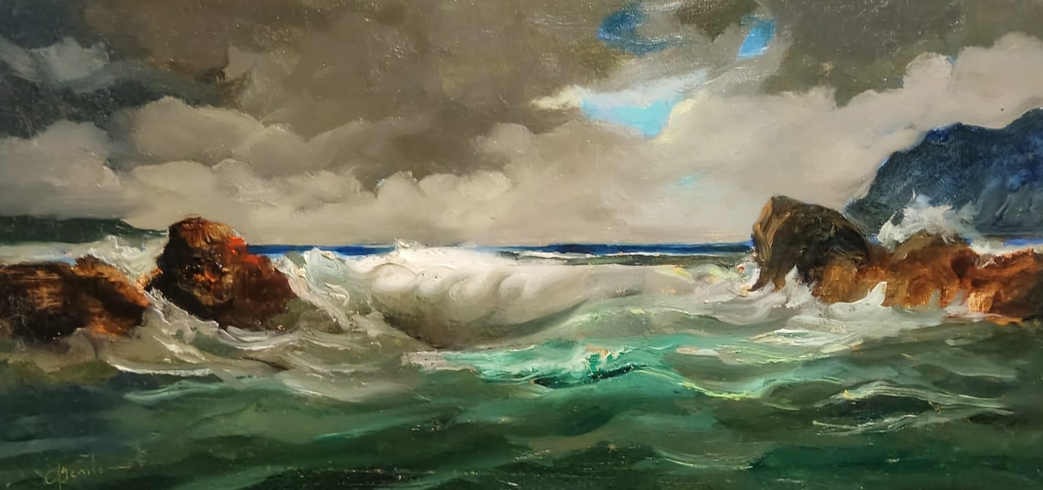 Marina Óleo Tablex 15cm x 30cm