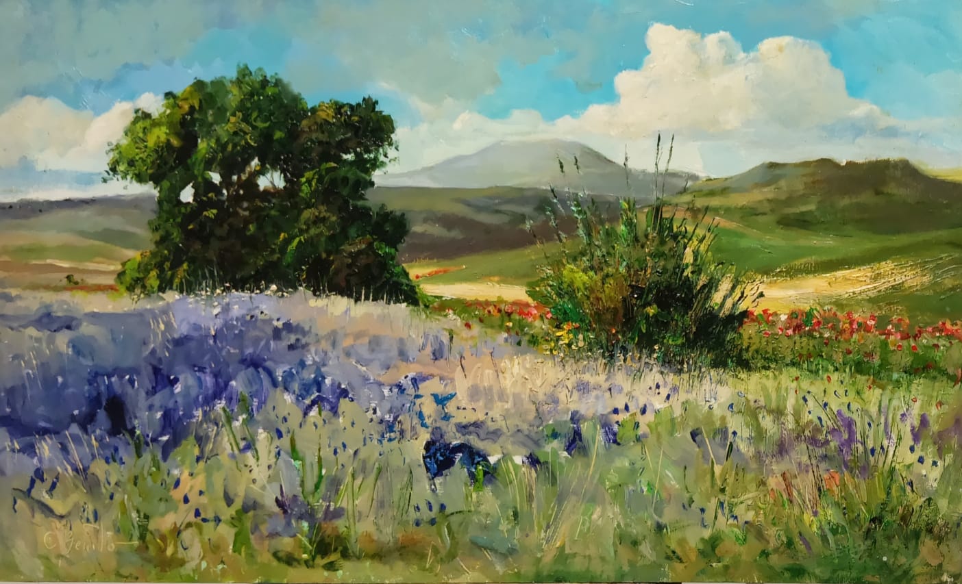 Paisaje Óleo Tablex 30cm x 50cm