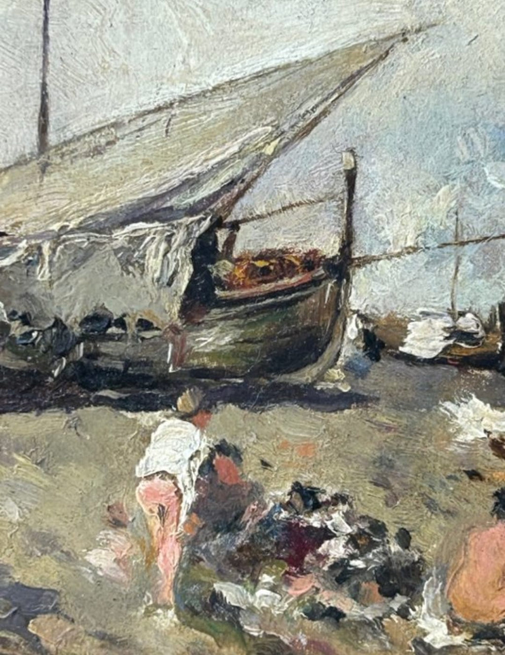 BALDOMERO GALOFRE Óleo Enmarcado s.XIX 13cm x 15cm Sin Marco y 31cm x 34cm Con Marco